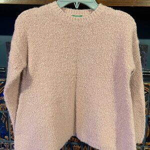 🩷 Benetton Flared Sweater Pink | Youth M